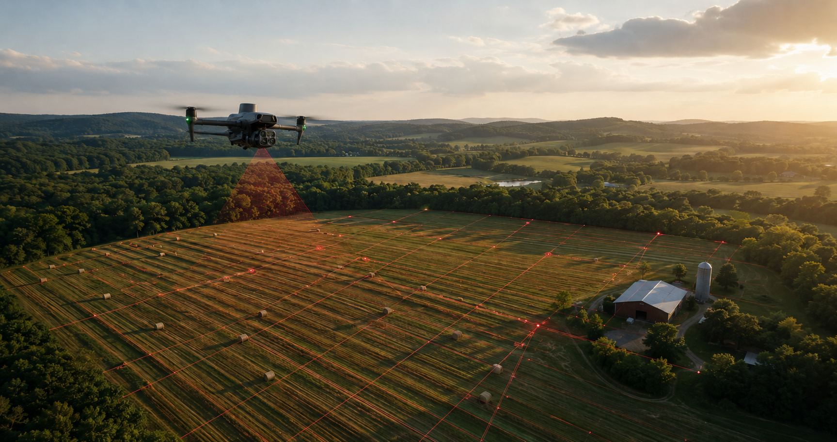 Mapping & Printed Maps service performed with a Matrice 4T-style drone